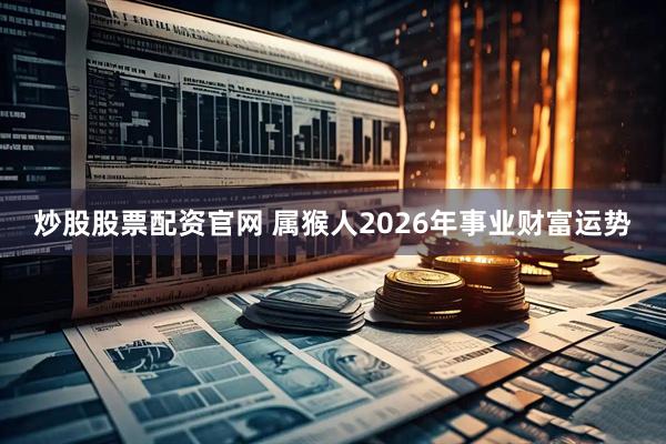 炒股股票配资官网 属猴人2026年事业财富运势